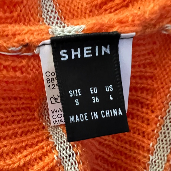 SHEIN striped ruffle hem halter top - Picture 3 of 3